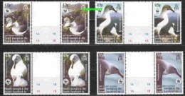 South Georgia 2003 WWF/Grey Headed Albatross 4v Gutter ** Mnh (22047) - Géorgie Du Sud