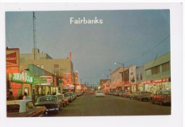 Fairbanks , Second Avenue - Main Business Street - Old Cars - Fairbanks