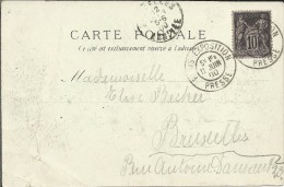 FRANCIA TP CON MAT PARIS EXPOSITION 1900 MAT PRESSE - 1900 – París (Francia)
