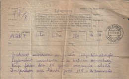 Socializing Telegram Legionnaires Cavalry 2 Lisbon. Obliteration 'Telegrafo 1938 Picoas'. Legionäre Kavallerie. Legião P - Covers & Documents