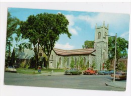 CHURCH SCENE Burlington Vermont -  Vintage Cars  - Old Car Cars - Burlington