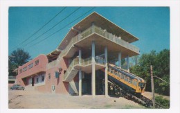 Lookout Mountain, Tennessee, TN, Postcard, Incline Car & Terminal Station- Train Tram Railway Station - Chattanooga