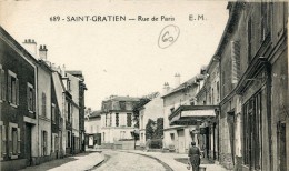 CPA 95 ST GRATIEN RUE DE PARIS - Saint Gratien