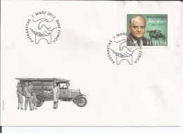 Switzerland 2013 -  125th Birthday Of Gottlieb Duttweiler FDC - First Day Cover - Ungebraucht