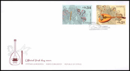 CHYPRE 2014 - Instruments De Musique Nationaux, Europa 2014 - FDC - 2014