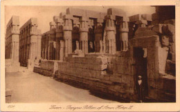 LUXOR - Temple - Papyrus Pillars Of Amen Hotep III - Luxor