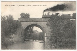 18 - LA GUERCHE - Pont Du Chemin De Fer Sur L'Aubois - Auxenfans 2697 - 1910 - Train - La Guerche Sur L'Aubois