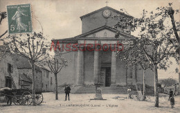 42 - LA PACAUDIERE - Eglise  - 1910 -  2 Scans - La Pacaudiere