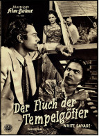 Illustrierte Film-Bühne  -  "Der Fluch Der Tempelgötter"  -  Mit Maria Montez  -  Filmprogramm Nr. 1181 Von Ca. 1952 - Revistas