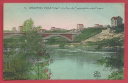 Gennevilliers-Epinay - Le Pont Du Chemin De Fer Et Les Coteaux ( Voir Verso ) - Gennevilliers