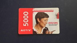 Kazakhstan-5000 Activ-SAMPLE+1 Card Prepiad Free - Kazajstán