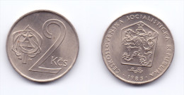 Czechoslovakia 2 Koruny 1985 - Czechoslovakia