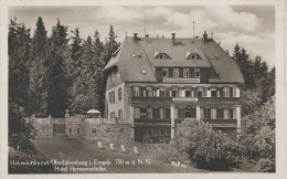 AK Oberbärenburg Gasthof Hermannshöhe Autogramm Kurt Franke Bei Bärenfels Kipsdorf Schellerhau Falkenhain Altenberg - Kipsdorf