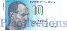 FINLAND 10 MARKKAA 1986 PICK 113a UNC - Finland