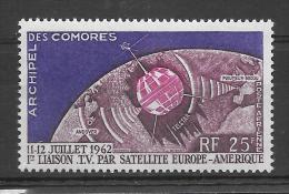 ARCHIPEL DES COMORES : 1ère Liaison TV Par Satellite (...) - MNH - Unused Stamps