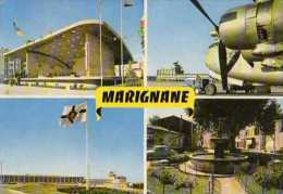13  MARIGNANE Auditorium Du Parc Camoin  Aeroport Vue D'ensemble Du Parking  Aeroport Rue Du Grand Puits - Marignane