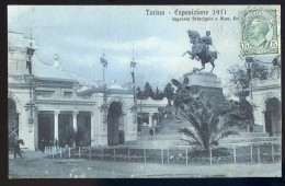 Cpa D´ Italie Torino Esposizione 1911 Ingresso Principale E Mon . ...  FRM 10 - Mostre, Esposizioni