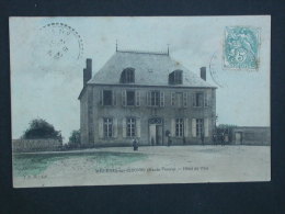 Ref4262 JU CPA Animée De Mezieres Sur Issoire (Limousin) - Hotel De Ville - LSD 118 - 1907 - Meziere Sur Issoire