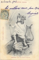 Petits Dieux - Apollon - Dieu De La Beauté Et Des Arts - Phototypie A. Bergeret - Carte Précurseur - Collezioni & Lotti