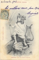 Petits Dieux - Apollon - Dieu De La Beauté Et Des Arts - Phototypie A. Bergeret - Carte Précurseur - Collections, Lots & Séries