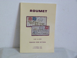 CATALOGUE  DE VENTES SUR OFFRES     "  ROUMET  " - Catalogues De Maisons De Vente