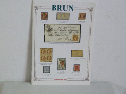 CATALOGUE  DE VENTES SUR OFFRES     "  BRUN  " - Catalogues De Maisons De Vente