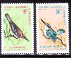 New Caledonia 1970 Birds Kingfisher Friar Bird Mint - Unused Stamps