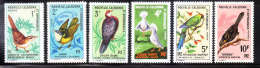 New Caledonia 1967-68 Birds 6v Mint - Neufs