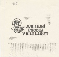 J1950 - Czechoslovakia (1945-79) Control Imprint Stamp Machine (R!): Jubilee Sale In White Swan (department Store) - Proofs & Reprints