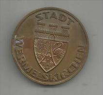 Medaille , STADT WERMELSKIRCHEN , Zur Erinnerung , 2 Scans , Frais France : 2.50€ - Otros & Sin Clasificación