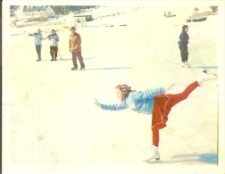 CHROMO CHOCOLAT VICTORIA -PATINAGE AU CANADA--sport D'hiver-patin à Glace - Victoria