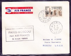 France Aviation - Lettre - First Flight Covers