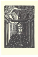 EX LIBRIS PER MARIO DE FILIPPIS DEDICATO A PIERO DELLA FRANCESCA, AUTORE T.M. (?) 1992 - Bookplates