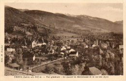 CPA - THEYS (38) - Aspect Du Bourg Dans Les Années 30 - Theys