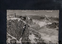 N628 HUBER CARD N° 141 - TIMBRE: MUNCHNER HAUS 1954 - ZUGSPITZGIPFEL GEGEN GROSSGLUCKNERGRUPPE EITTERTABER ALPEN - Zugspitze