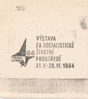 J1972 - Czechoslovakia (1945-79) Control Imprint Stamp Machine (R!): The Exhibition In The Socialist Environment 1964 - Essais & Réimpressions