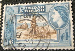 Trinidad And Tobago 1953 Discovery Of Lake Asphalt By Raleigh 6c - Used - Trinité & Tobago (...-1961)