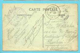 Kaart Met Stempel CENTRE D'OBSERVATION DU GRAND -PALAIS / PARIS / POSTES Naar MONTIGNIES-SUR-SAMBRE - Lettres & Documents