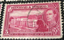 Trinidad And Tobago 1938 General Post Office And Treasury 5c - Used - Trinidad & Tobago (...-1961)