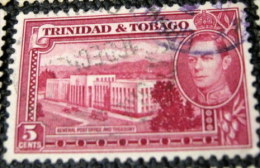 Trinidad And Tobago 1938 General Post Office And Treasury 5c - Used - Trinidad & Tobago (...-1961)