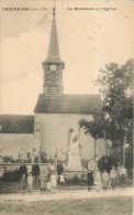 21 - TROCHERES - Le Monument Et L'eglise -rare - - Autres & Non Classés