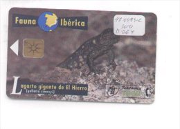 Tt15-76. Tarjeta Telefónica España Usada. Llagarto Gigante Del Hierro - Other & Unclassified