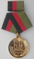 *O57 CUBA MILITAR MEDAL 50 ANIV OF EMBARK OF GRANMA SHIP - Autres & Non Classés