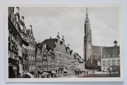 Landshut A. D. Isar, Dreifaltigkeitsplatz Mit Martinskirche, Echte Photographie - Landshut