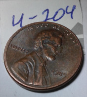 1 Cent - 1985 - USA - Lot U 204 - 1959-…: Lincoln, Memorial Reverse