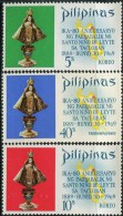 AS3663 Philippines 1969 Madonna And Maps 3v MNH - Geography