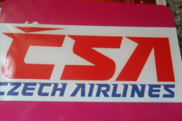 Csa Czech Airlines - Aufkleber