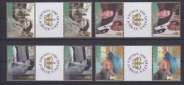 South Georgia 2002 Golden Jubilee 4v Gutter ** Mnh (22139) - Georgias Del Sur (Islas)