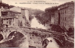 63. Olliergues. Vieux Pont Et La Vallée De La Dore - Olliergues