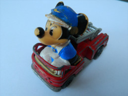 Ancien Camion Métal De Pompiers Avec Mickey - Walt Disney - MATCHBOX - Séries N° 1 - 1979 - LESNEY Prod & Co - Jouets Anciens